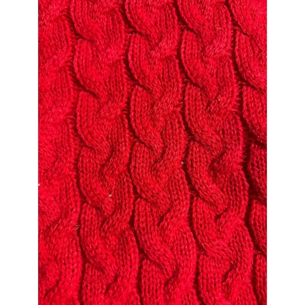 Wondershop Target Red Cable Knit Pet Dog Sweater Large Up to 80 lbs Holiday New